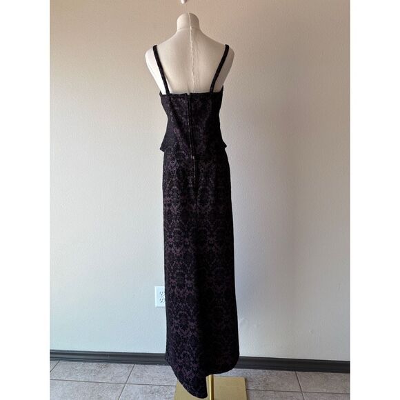 lip service y2k quoth of raven corset and dress damask print set - Picture 4 of 9